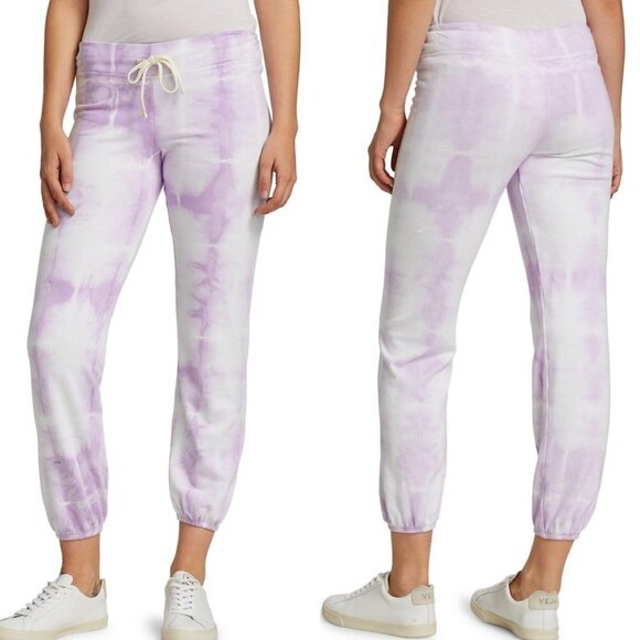 Sundry Women's NWOT Purple Tie Dye Drawstring Waist Sweatpants Joggers Medium - Picture 1 of 8